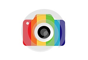 Camera photography logo design, Vector design concept