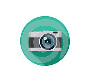 camera photography studio vector logo design concept