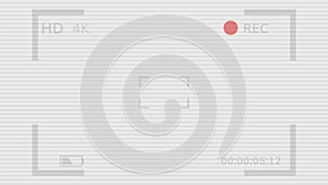 Camera record interface . Video viewfinder focus .