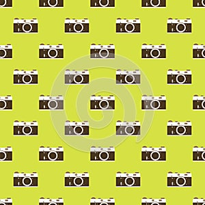 Camera seamless pattern background