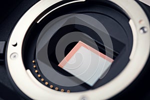 Camera sensor closeup