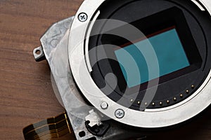 Camera sensor and lent mount