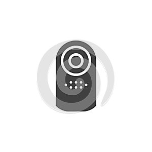 Camera shutter remote vector icon