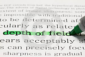 Camera Technique: depth of field