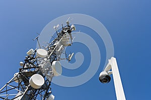 Camera and tower photo