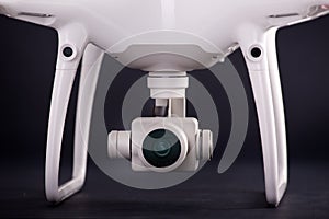 Camera of white drone