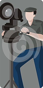 Cameraman Illustration