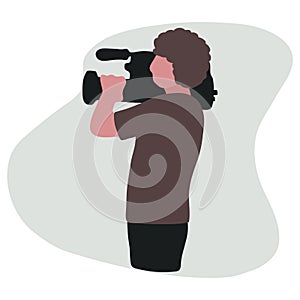 Cameraman illustration