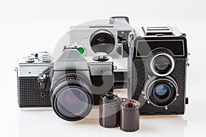 Cameras and film roll