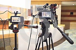 Cameras to take live video streaming at event