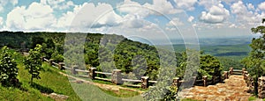 Cameron Bluff overlook at Mount Magazine