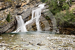 Cameron Fallls, Waterton Lakes National Park, Alberta, Canada