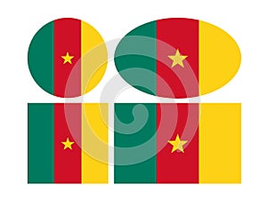 Cameroon flags - Republic of Cameroon