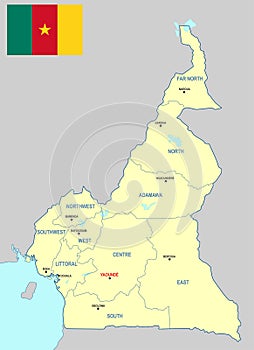 Cameroon map