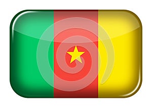 Cameroon web icon rectangle button