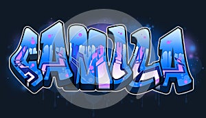 Camila Graffiti Name
