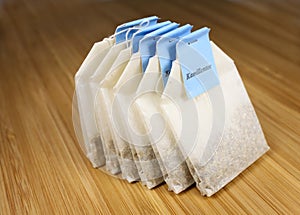 Camille tea bags photo