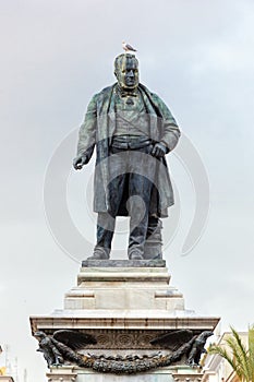 Camillo Benso di Cavour monument. photo