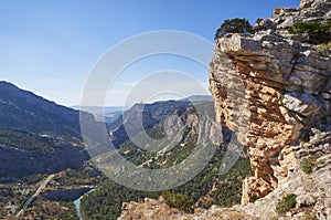 Caminito del Rey in Adales, Malaga. Spain