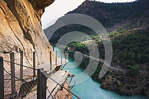 Caminito del Rey The King`s Little Path, Malaga province, Spain