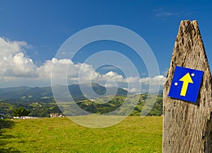 The Camino de Santiago, also known by the English names Way of St. James. photo