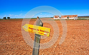 Camino de santiago Levante sign