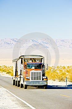 camion on road, California, USA photo