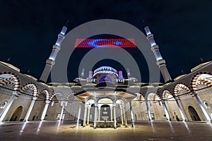 CAMLICA MOSQUE in Istanbul, Turkey.