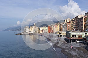 Camogli, Liguria, Italy picturesque fishermen village