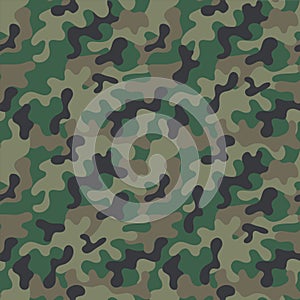 Camouflage army military seamless pattern