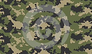 Camouflage background army abstract modern vector military backgound fabric textile print tamplate photo