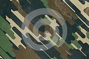 Camouflage cloth texture. Abstract background and texture for design