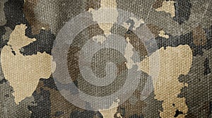 Camouflage cloth texture. Abstract background and texture for design.