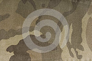 Camouflage fabric texture