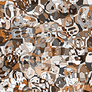 Camouflage fabric texture