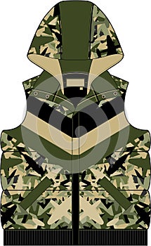 Camouflage Gilet