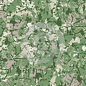 Camouflage - grunge camo 1 - seamless repeat pattern series - vector eps