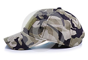 Camouflage military cap