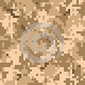 Camouflage military pixel