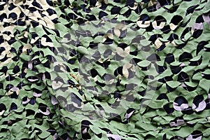 Camouflage netting photo