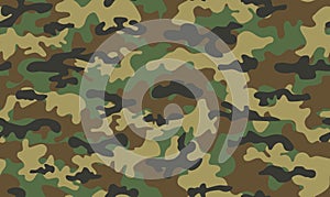 Camouflage seamless pattern