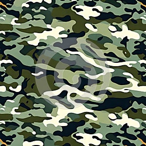 Camouflage pattern background - ai generated image