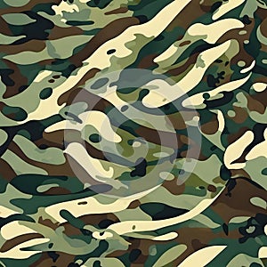 Camouflage pattern background - ai generated image