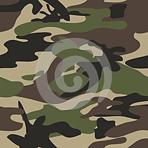 Military Camouflage pattern background Seamless pattern photo