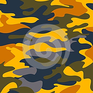 Camouflage pattern background seamless clothing print