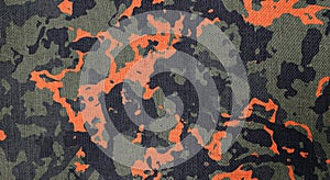 Camouflage pattern cloth texture. Background and texture for design