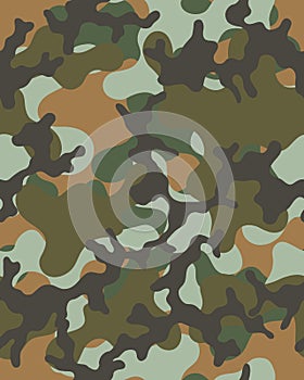 Camouflage pattern.Seamless army wallpaper.