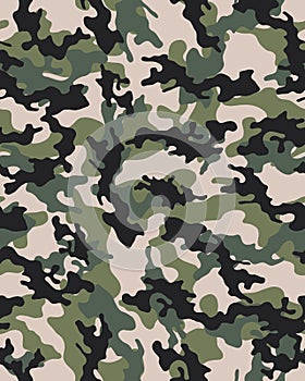 Camouflage pattern.Seamless army wallpaper.