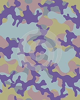 Camouflage pattern.Seamless army wallpaper