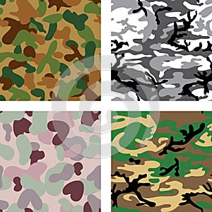 Camouflage seamless pattern
